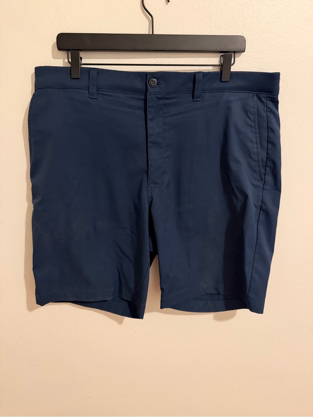 Men's Casual Stretch Navy Shorts